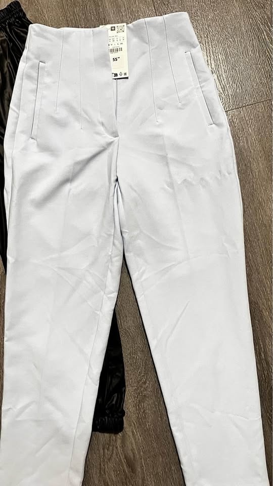 ZARA High-Waist Pants Size S–M New Condition
