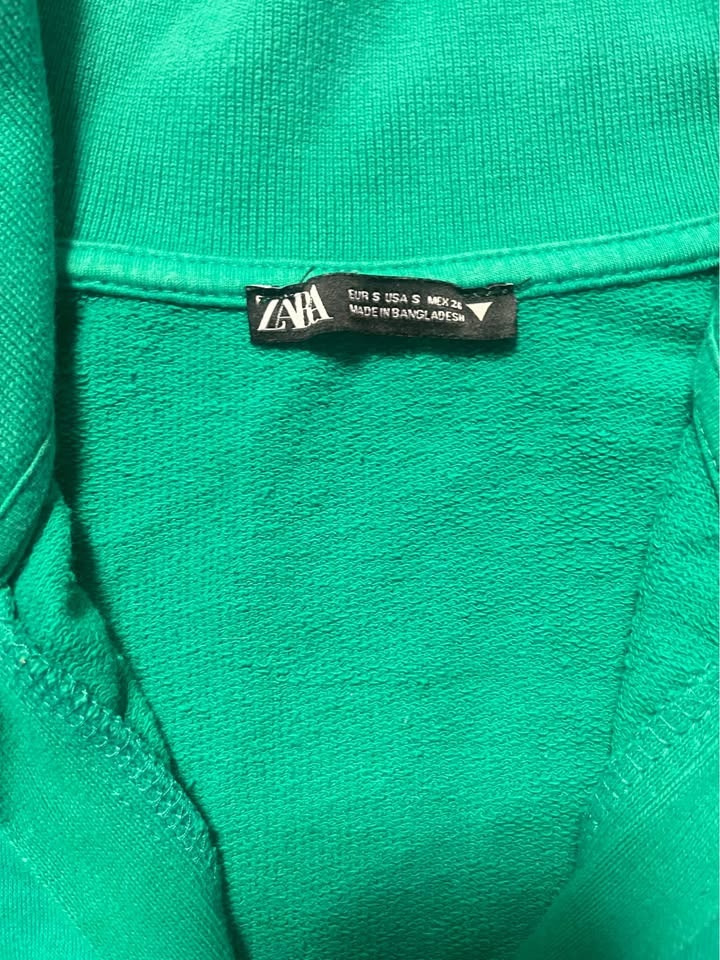 ZARA Long Green Dress – Size M - photo 2