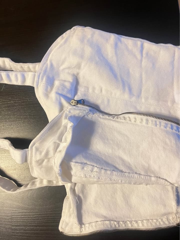 Forever 21 White Bustier Top - Size L - photo 2
