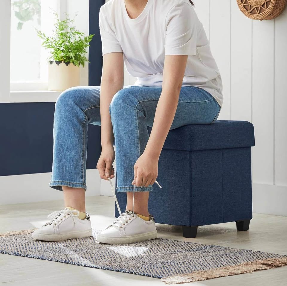 NEW SONGMICS Storage Ottoman - photo 2