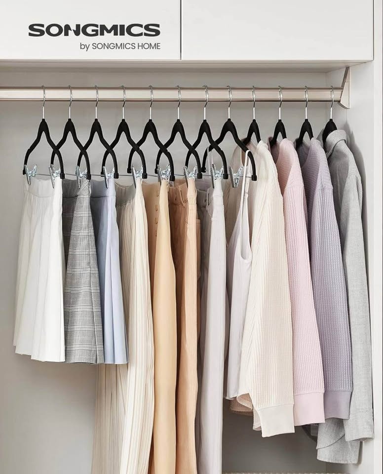 SONGMICS Velvet Pants Hangers - 30 Pack | Heavy-Duty | Non-Slip - photo 4