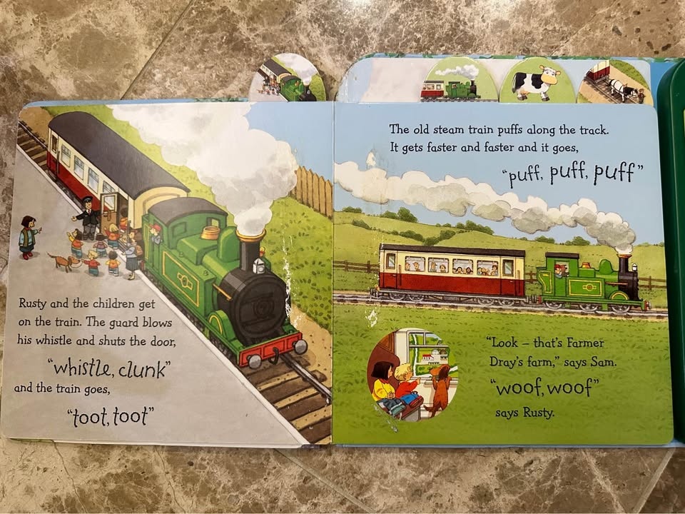 Usborne Noisy Train Board Book - photo 2