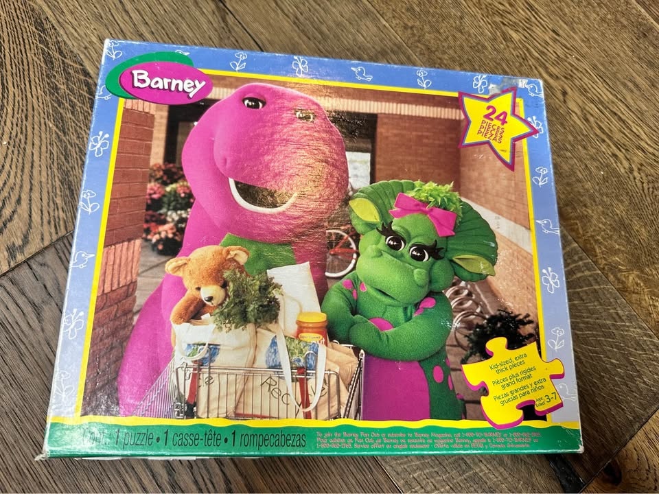 Barney Kids Books & Puzzles Lot - photo 3
