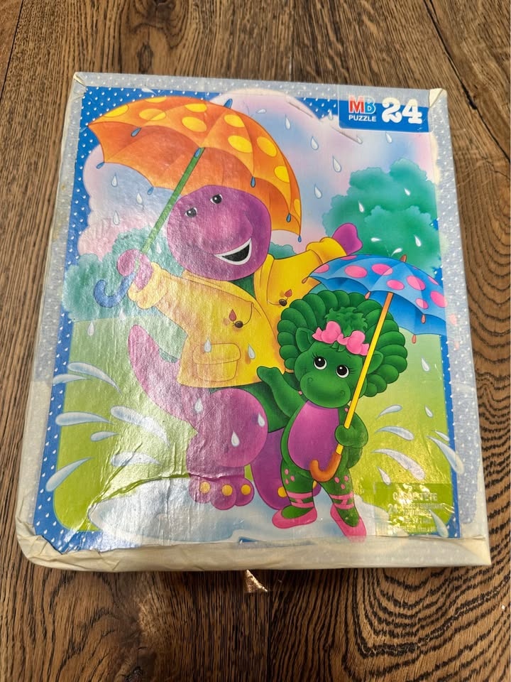 Barney Kids Books & Puzzles Lot - photo 5
