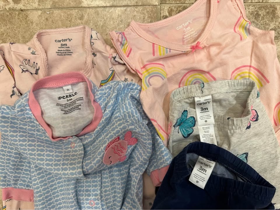 3 Month Baby Girl Clothing Bundle - photo 2