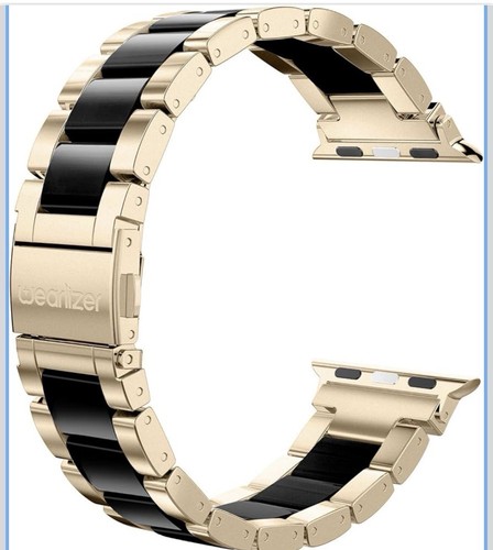 Wearlizer Tortoise Resin Apple Watch Band 42mm Womens