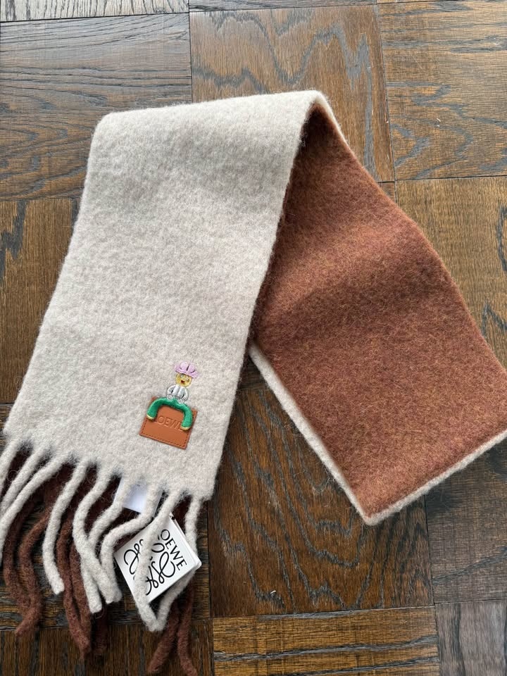 Loewe Alpaca Two Tone Scarf - photo 2