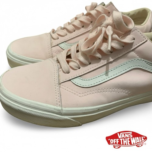 Vans Old Skool Pink Suede Canvas Low Top Skateboard Shoes Women