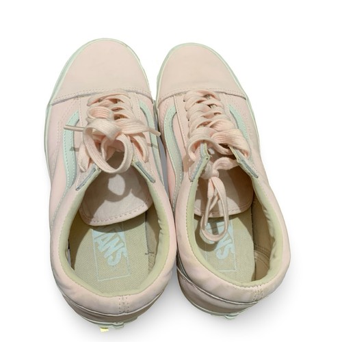 Vans Old Skool Pink Suede Canvas Low Top Skateboard Shoes Women - photo 5