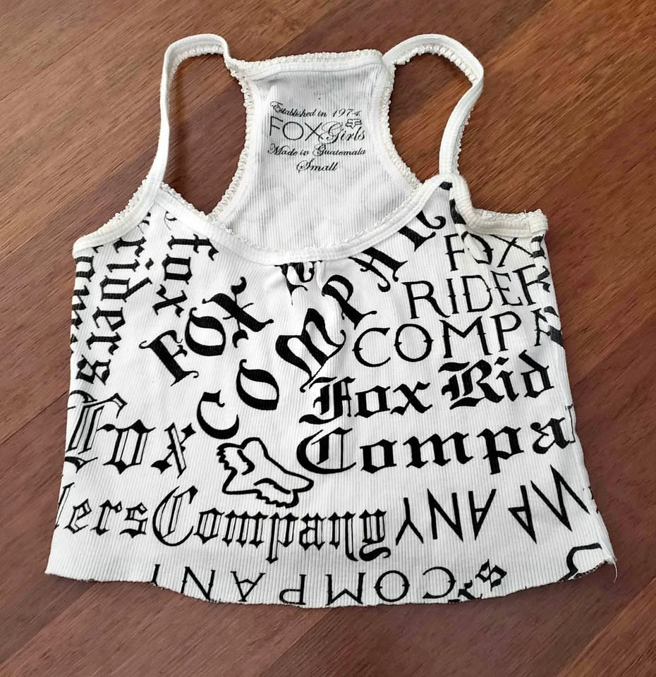 DIY Cropped Lace Strap Top - Size S