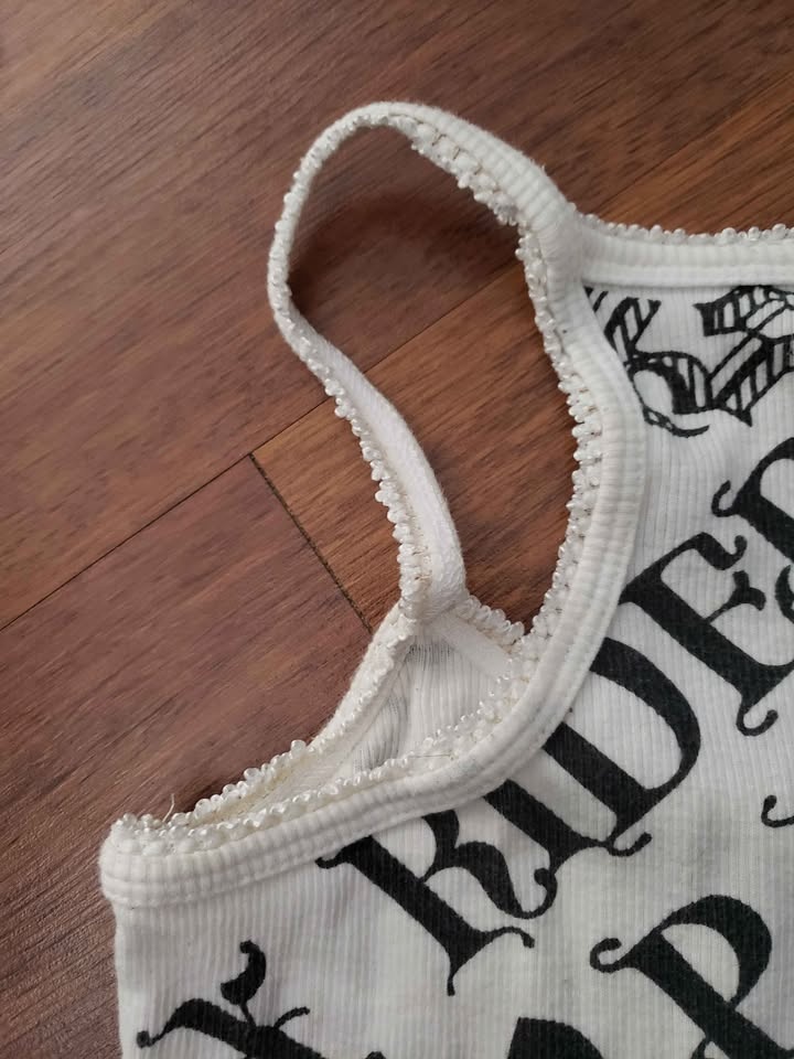 DIY Cropped Lace Strap Top - Size S - photo 4