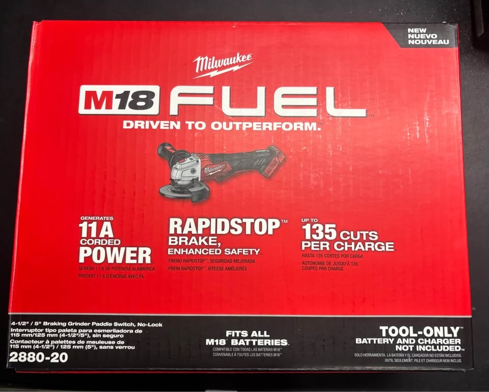Milwaukee M18 Fuel Grinder - photo 2