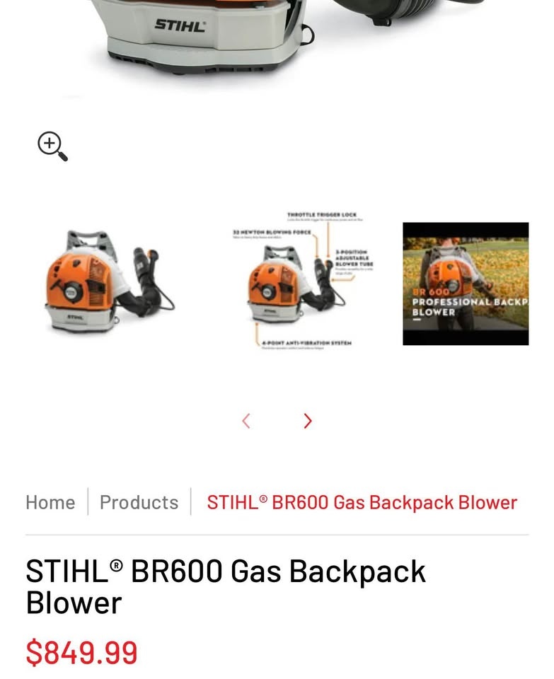 STIHL BR 600 Professional Backpack Blower - photo 4