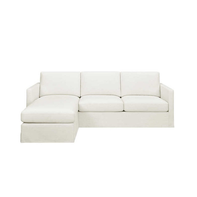 White Tommy Hilfiger Sofa with Chaise Lounge
