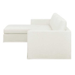 White Tommy Hilfiger Sofa with Chaise Lounge - photo 3