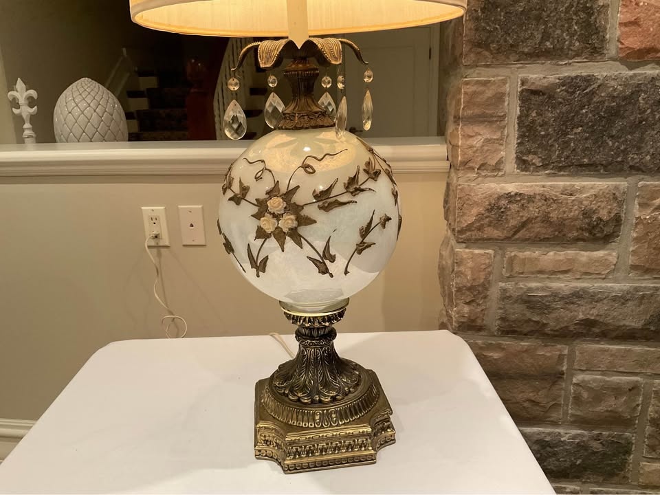 Vintage MCM Carl Falkenstein Hollywood Regency Table Lamp - photo 2