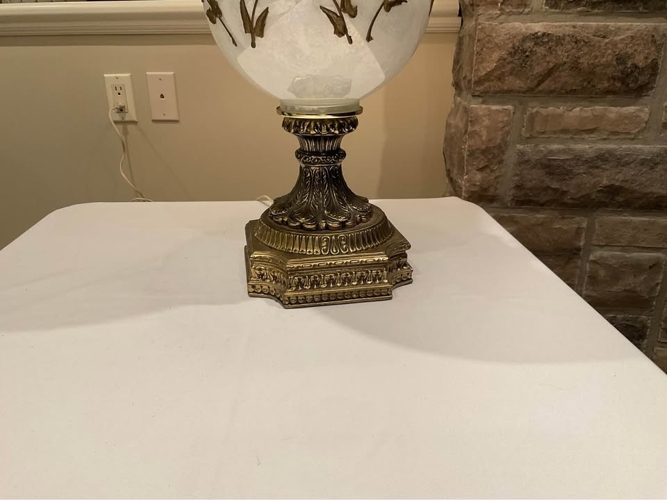 Vintage MCM Carl Falkenstein Hollywood Regency Table Lamp - photo 3