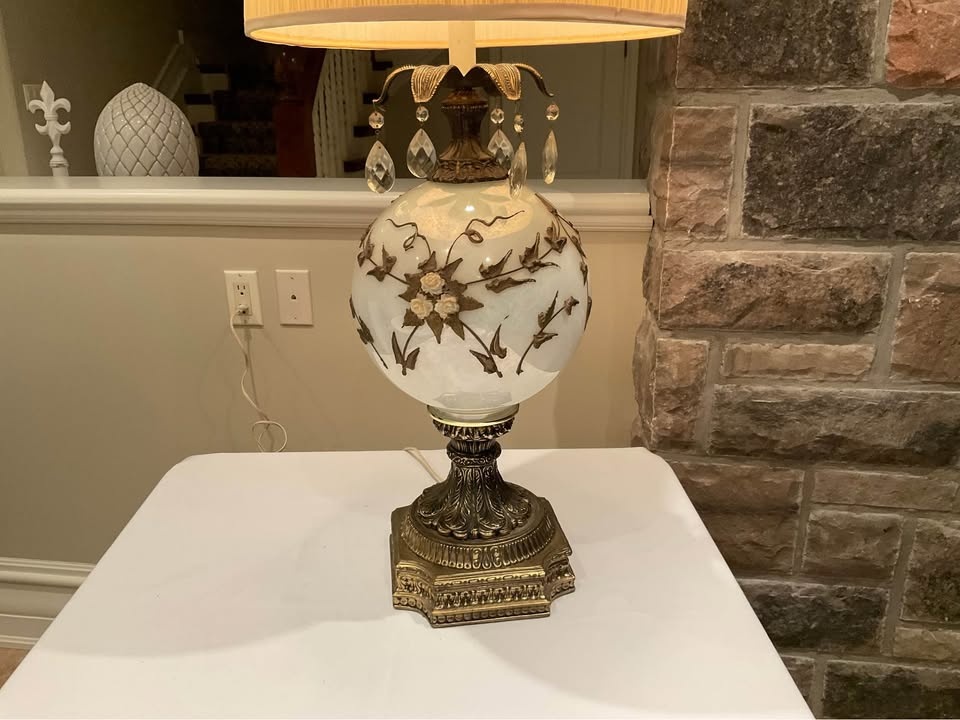 Vintage MCM Carl Falkenstein Hollywood Regency Table Lamp - photo 5