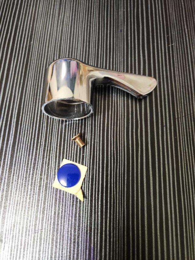 Faucet Handle - Chrome Finish - Set of 2