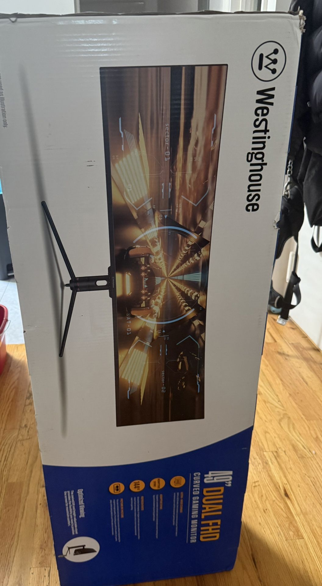 Westinghouse 49" Curved UltraWide QHD Gaming Monitor - Black