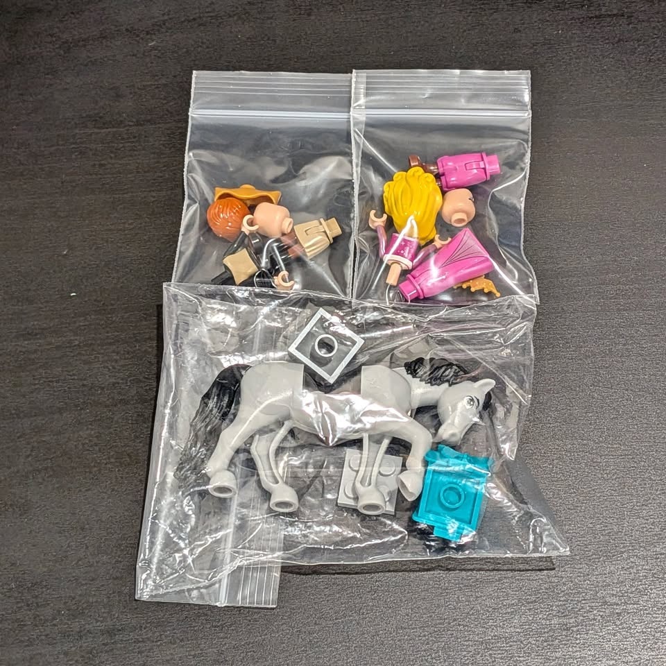 Lego Aurora, Prince Phillip, and Horse