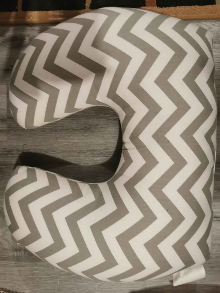 Jolly Jumper Baby Sitter Cushion, Grey/White Chevron - photo 2