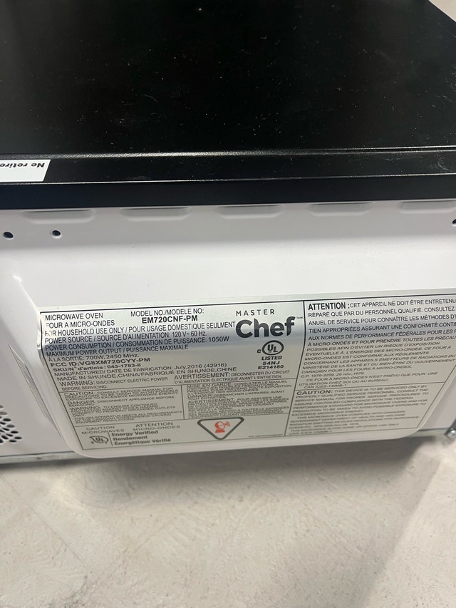 Master Chef Microwave - photo 3