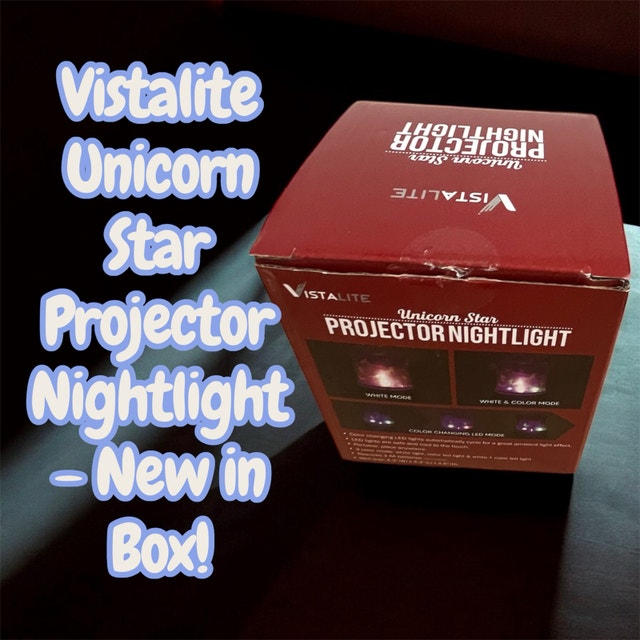 Vistalite Unicorn Star Projector Nightlight