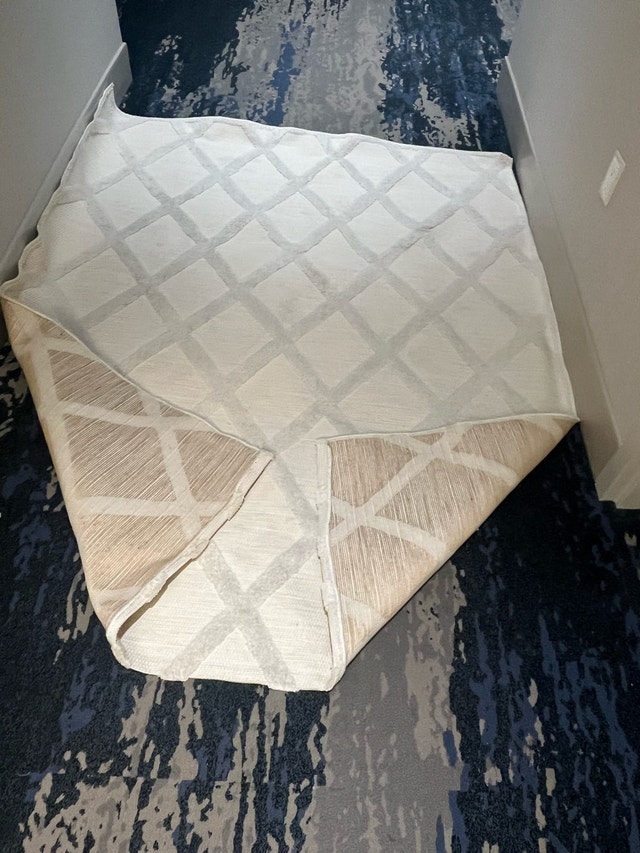 8x10 Geometric Area Rug - Good Condition - photo 2
