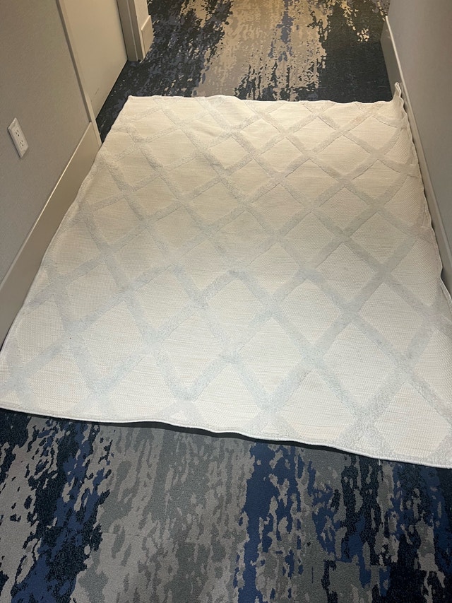 8x10 Geometric Area Rug - Good Condition - photo 5