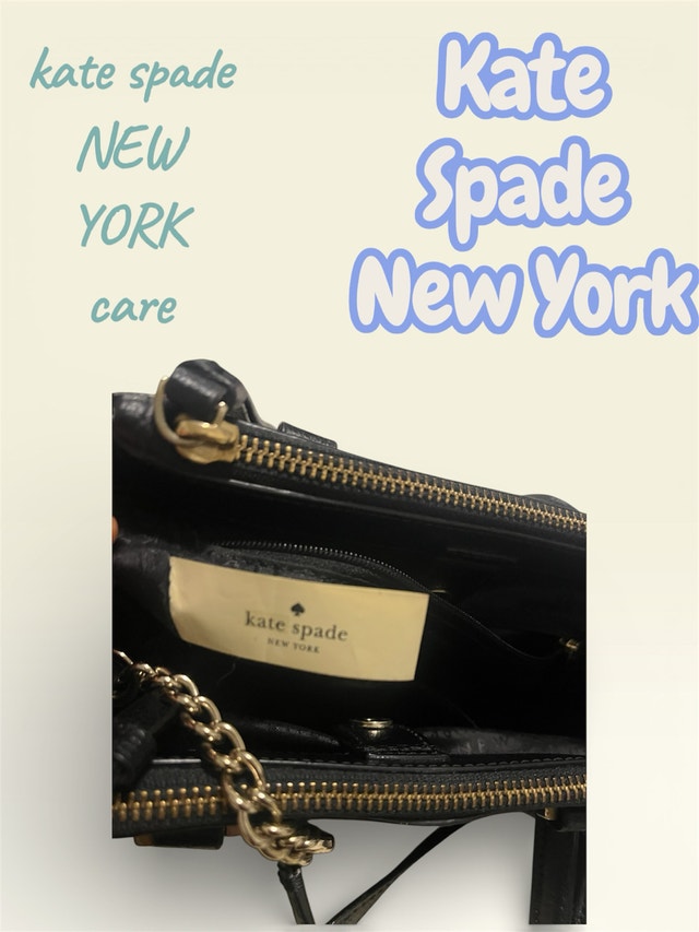 Kate Spade New York Black Leather Handbag - Brand New - photo 2