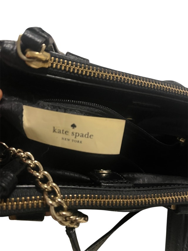 Kate Spade New York Black Leather Handbag - Brand New - photo 4
