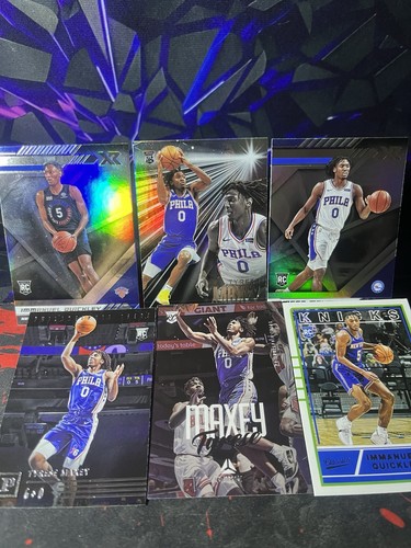 Lot Of 5 - 2020-21 Panini Chronicles XR Tyrese Maxey & Immanuel
