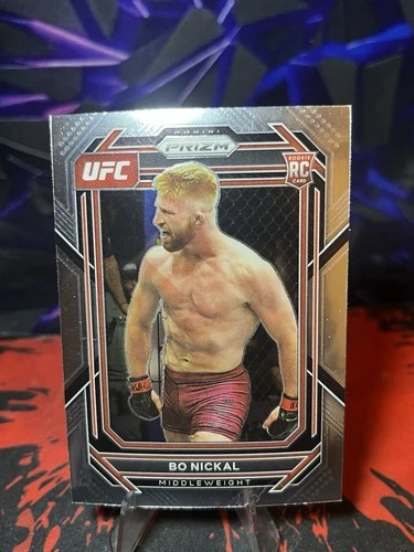 2023 Panini Bo Nickal RC & Fiziov Silver Disco RC + Jon Jones - photo 2