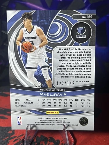 2022 Spectra Rookies LaRavia #169 Celestial /149 + KPJ /49 - photo 3