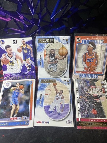 Shai Gilgeous, Paul George, James Harden, Josh Godfrey RC - Lot