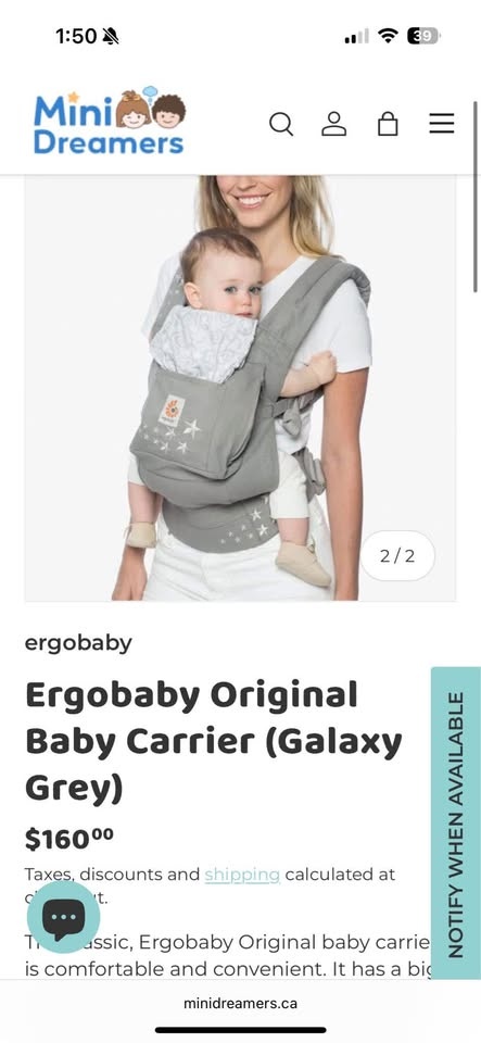 Ergobaby Original Baby Carrier - photo 4
