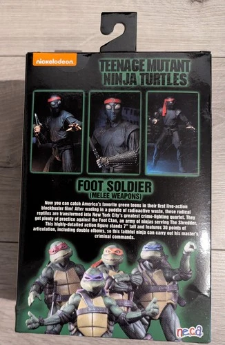 NECA TMNT 1990 Movie Melee Foot Soldier - New - photo 2
