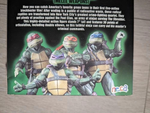 NECA TMNT 1990 Movie Melee Foot Soldier - New - photo 4