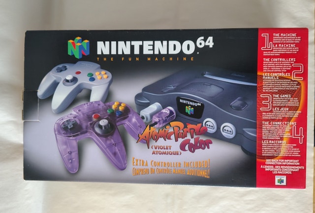 Nintendo 64 - BOX ONLY - w/ manuals & foam insert