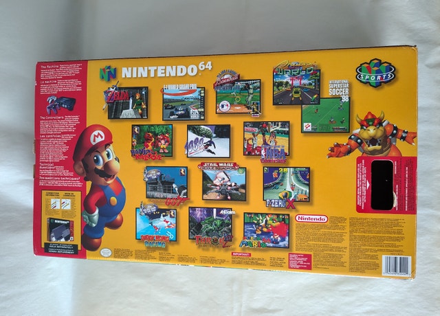 Nintendo 64 - BOX ONLY - w/ manuals & foam insert - photo 2