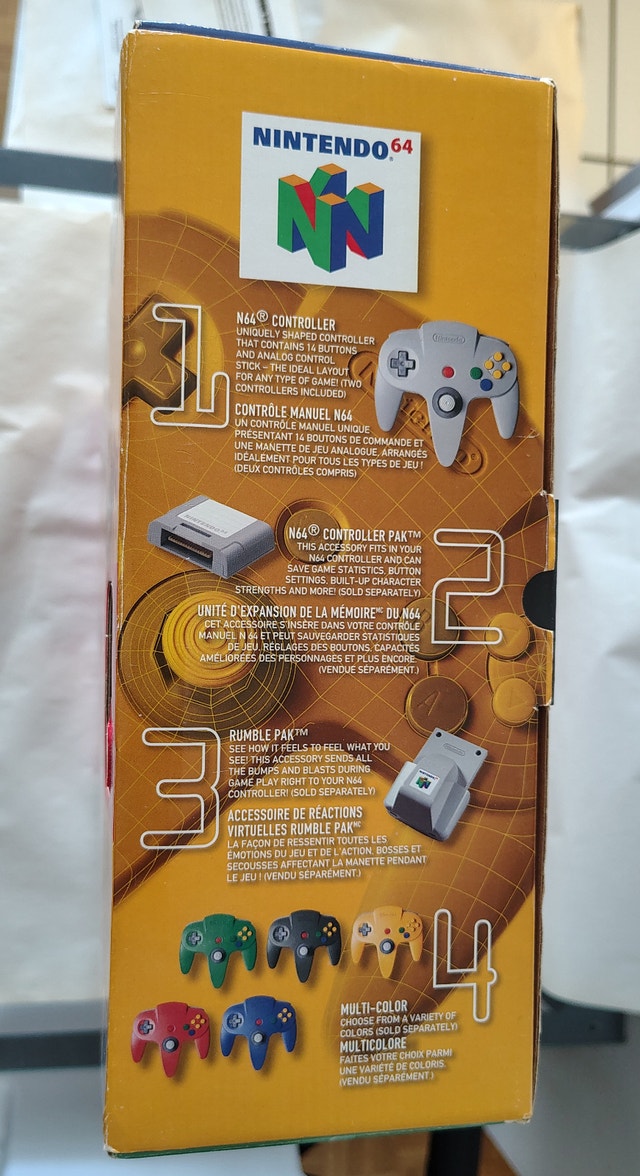 Nintendo 64 - BOX ONLY - w/ manuals & foam insert - photo 5