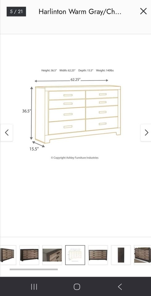 Ashley Two-tone Dresser - photo 3