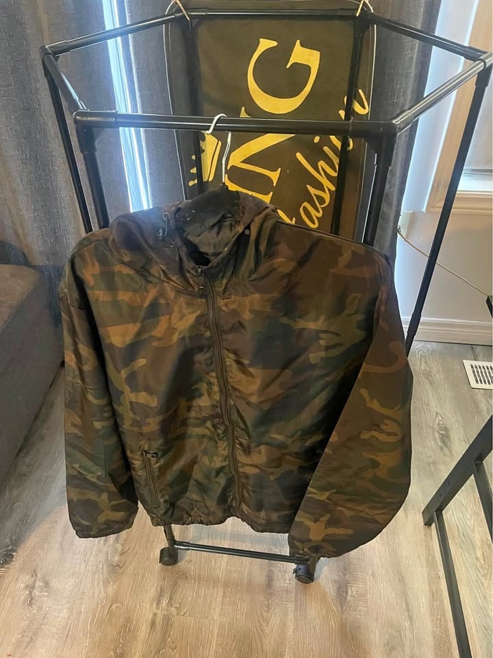 Men's Camouflage Windbreaker