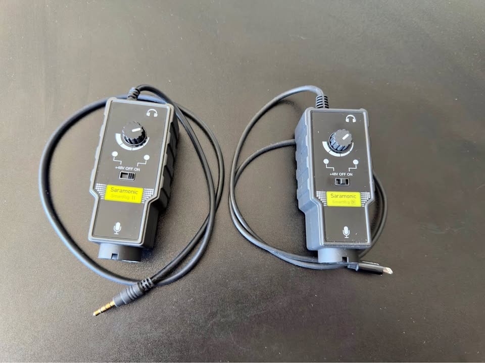 Saramonic XLR phone preamps