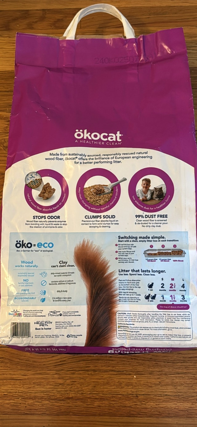 Ökocat Cat Litter - photo 2