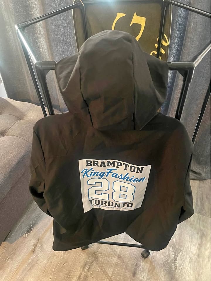 Men's King Fashion Print Windbreaker Jacket