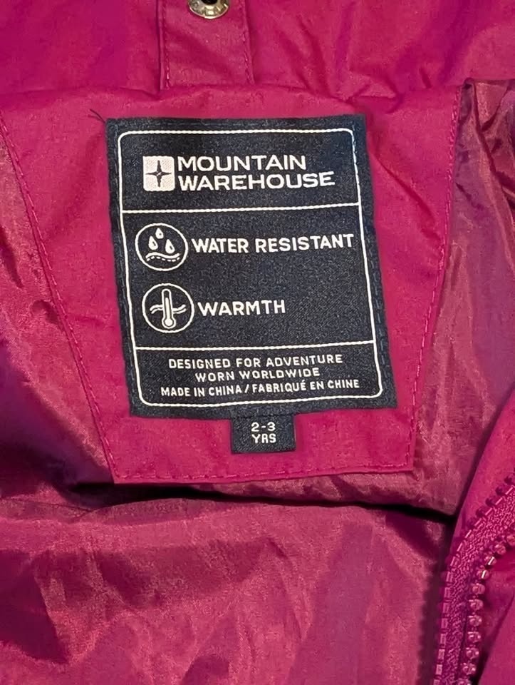 Water resistant jacket with inner fleece - photo 2