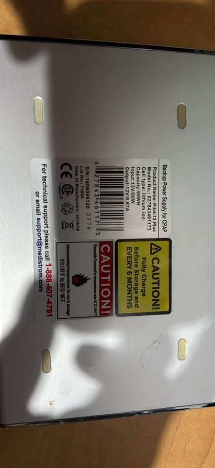 Medistrom Pilot-12 Plus CPAP Battery - photo 5
