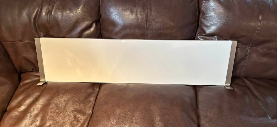 White shelf